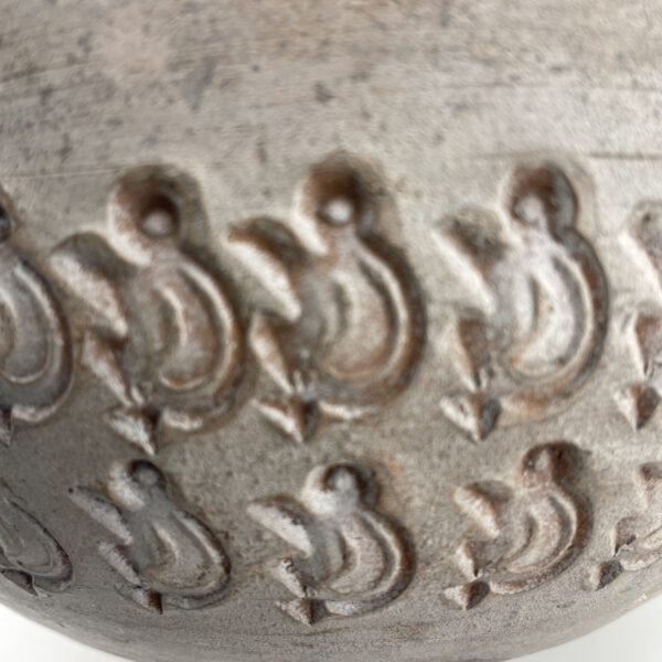 Philipine Stoneware Jug with Bamboo Detail - Image 4