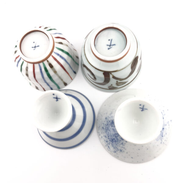 Hand Painted Japanese Sake Set - Image 4