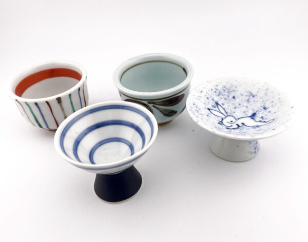 Hand Painted Japanese Sake Set