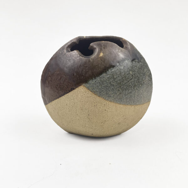 Studio Pottery Bud Vase Artist signed "MXS"