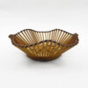 Mid Century Modern Hand Woven Bamboo Basket - Image 2