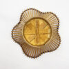Mid Century Modern Hand Woven Bamboo Basket - Image 4