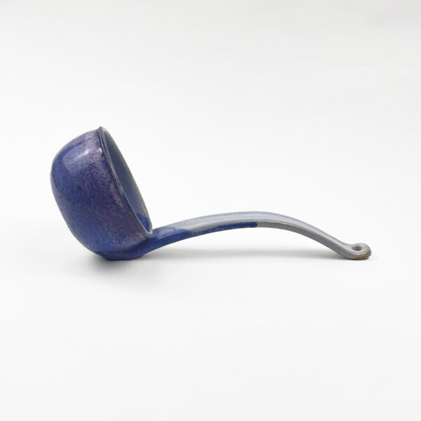 Studio Pottery Hand Made Blue Glazed Label - Image 7